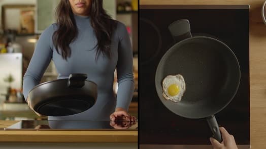 Non-Stick Fry Pan with lid, 28 cm, iCook video